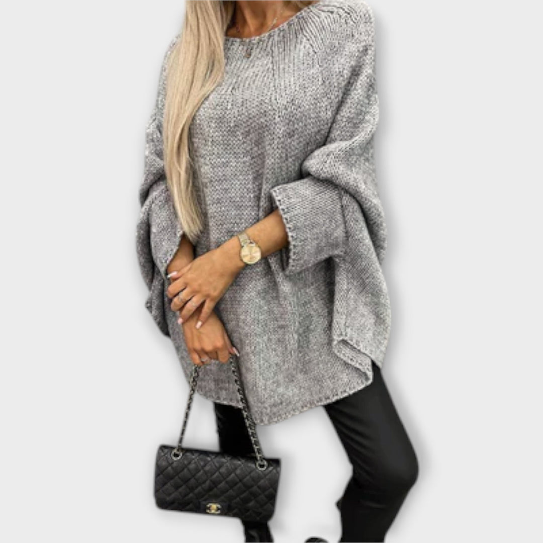 Isabelle - Stylish Women's Jumper with a Round Neckline