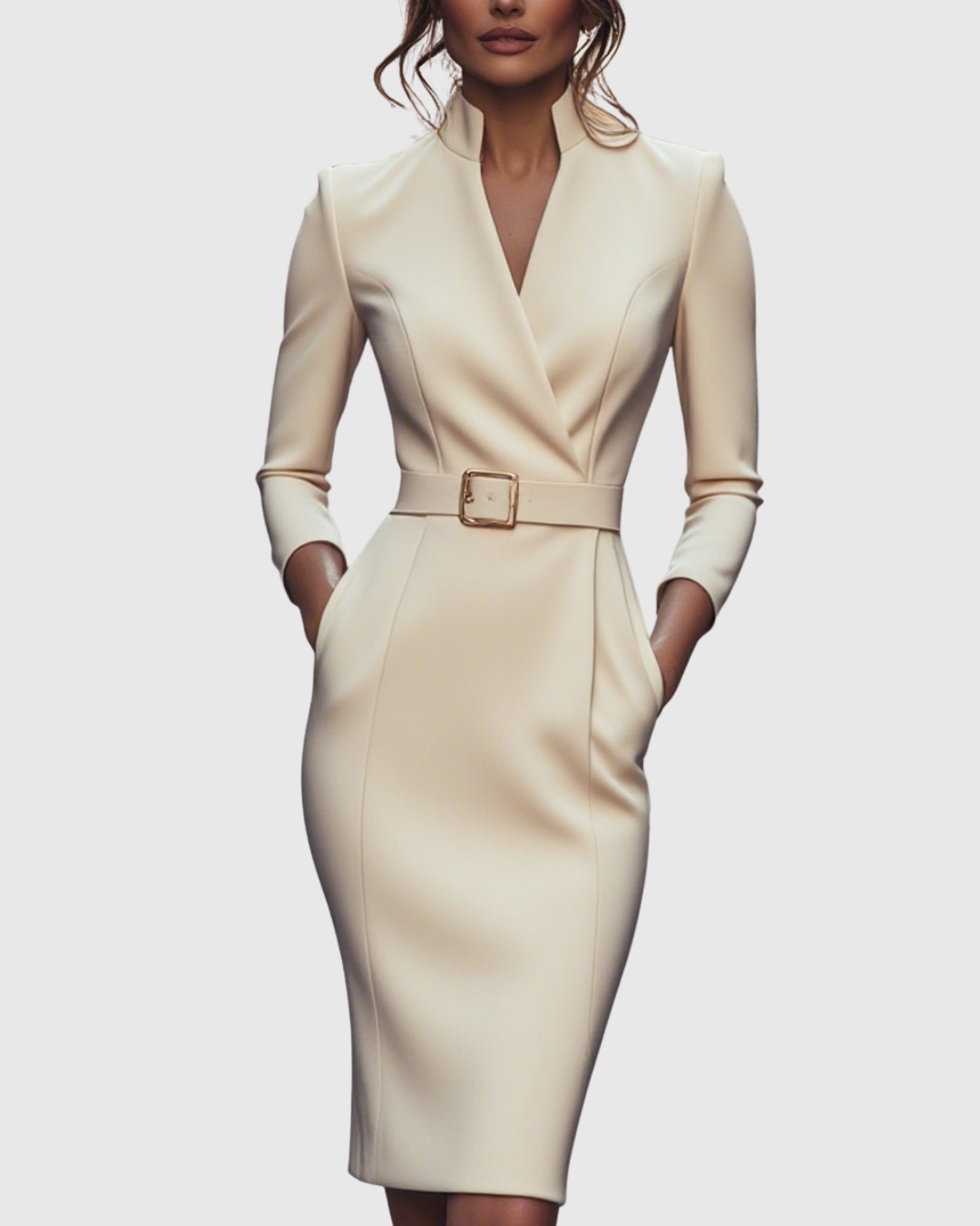 Claribel - Refined Midi Dress