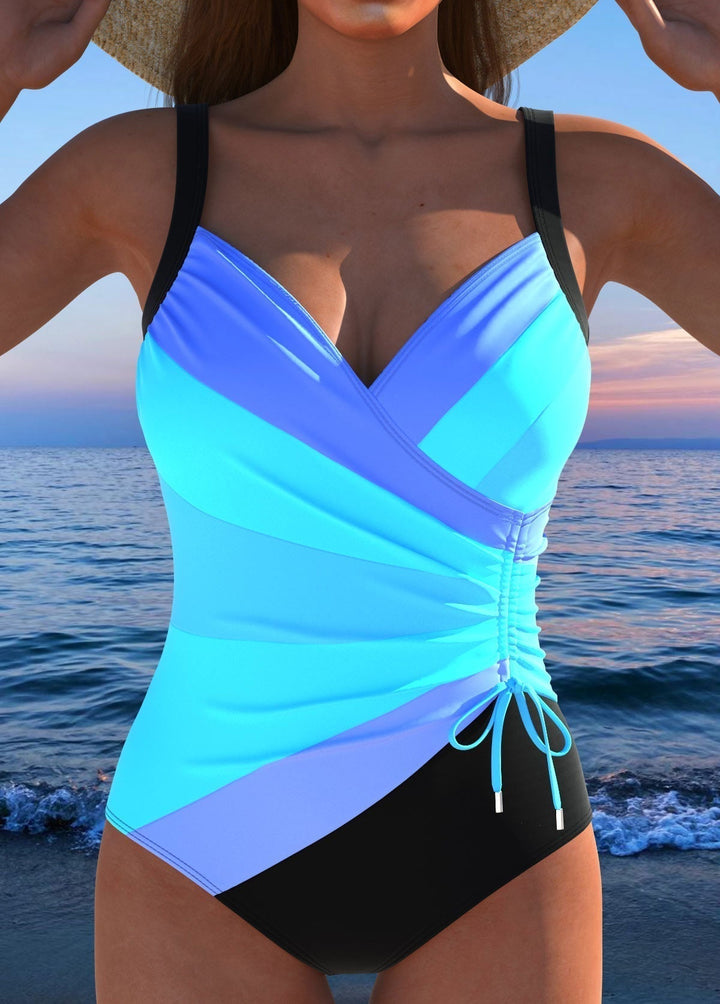 Badeanzug Damen | Wickel-Design & Figurformender Komfort