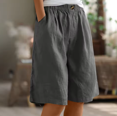 Shorts Damen | Elastischer Bund & Entspannter Bermuda-Schnitt