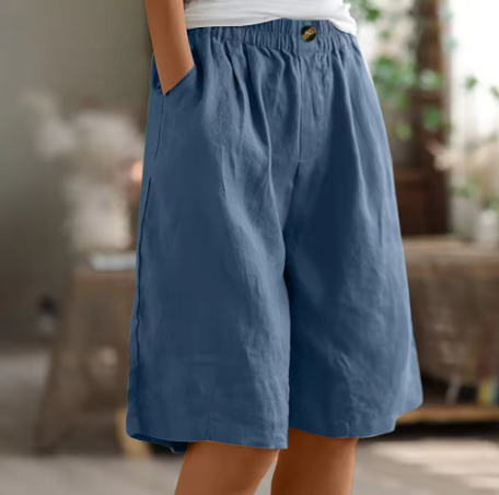 Shorts Damen | Elastischer Bund & Entspannter Bermuda-Schnitt