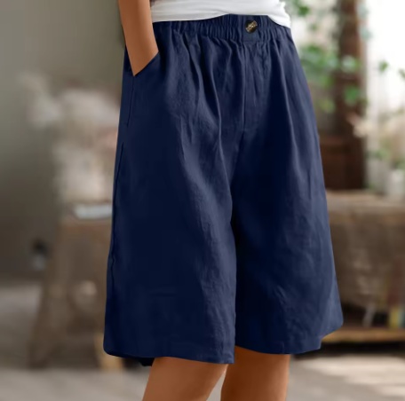 Shorts Damen | Elastischer Bund & Entspannter Bermuda-Schnitt