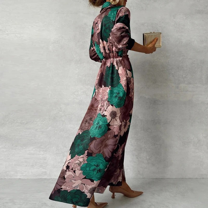 Lily | Belted Maxi Dress