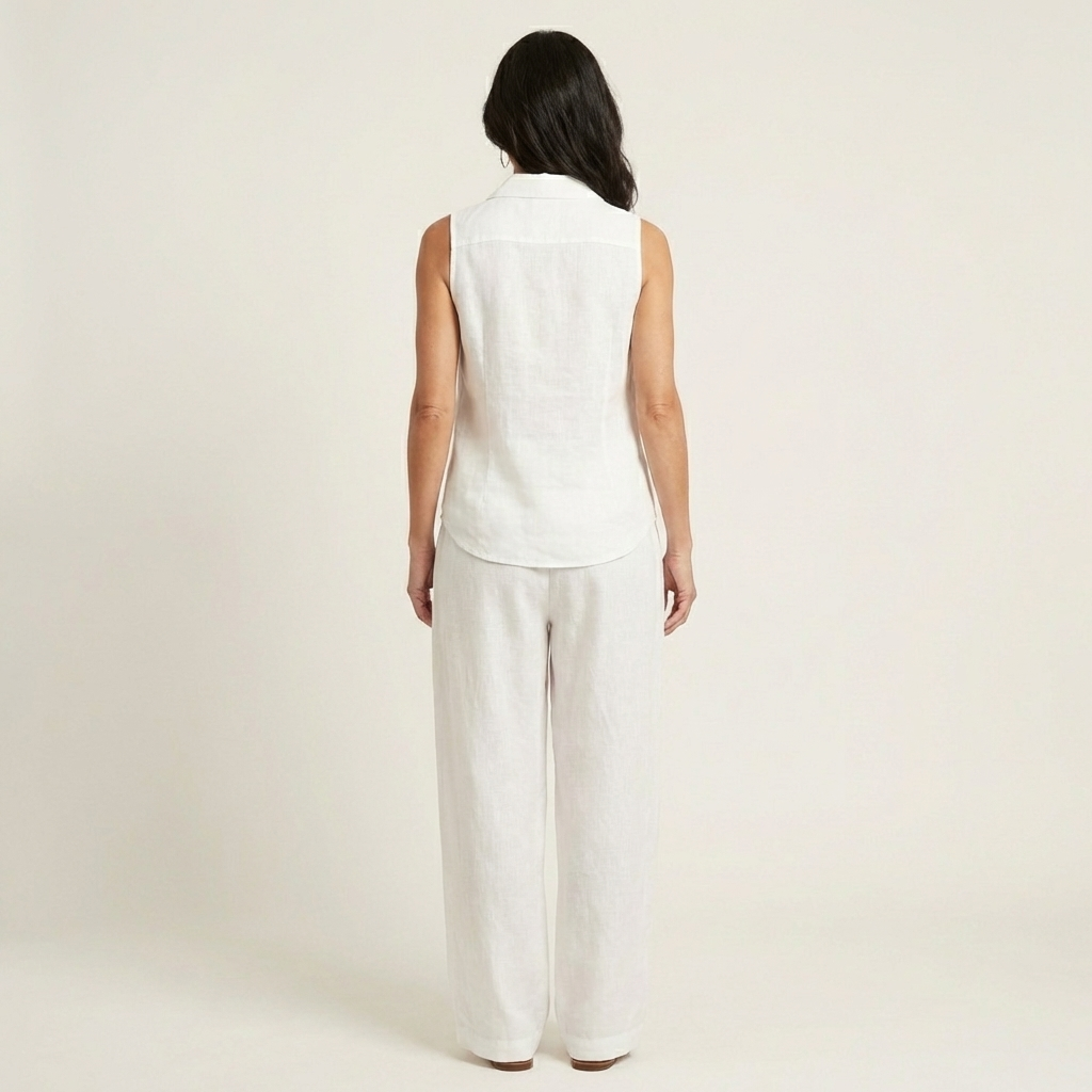 Twiila | Wrap Top & Wide Pants Set