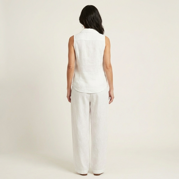 Twiila | Wrap Top & Wide Pants Set