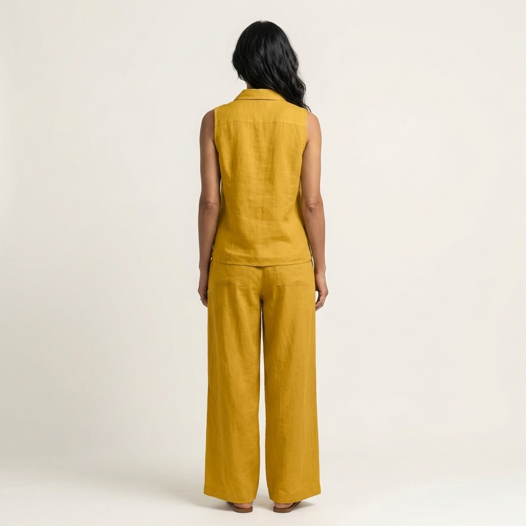 Twiila | Wrap Top & Wide Pants Set