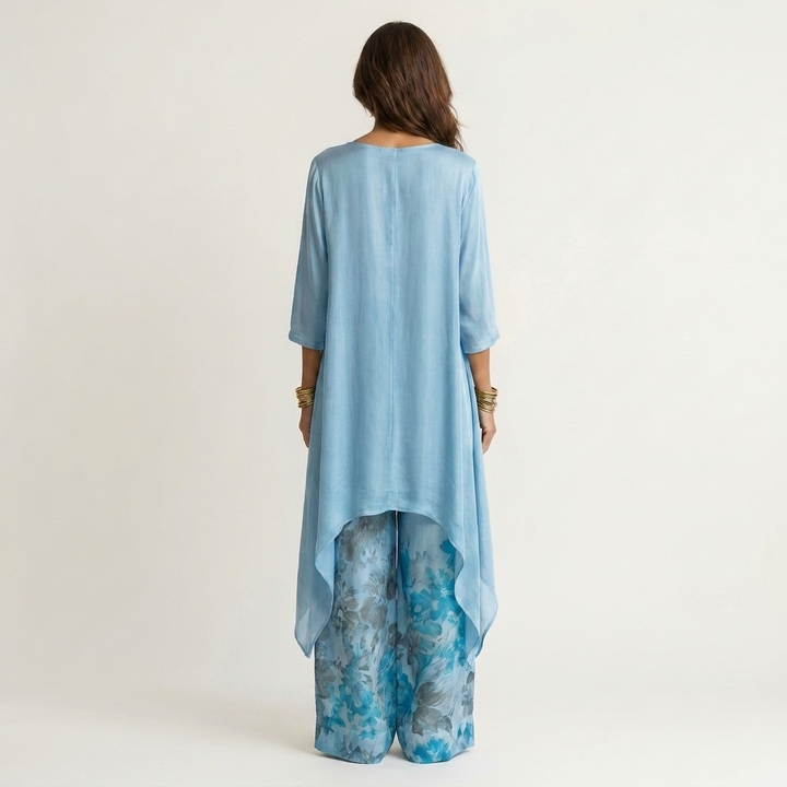 Cariola | Two-Piece Set with Asymmetrical Tunic