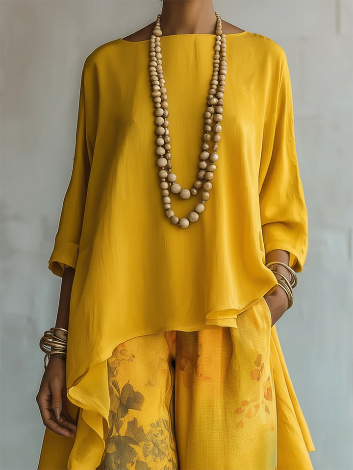 FLORELLE | ELEGANT SET WITH FLORAL PRINT