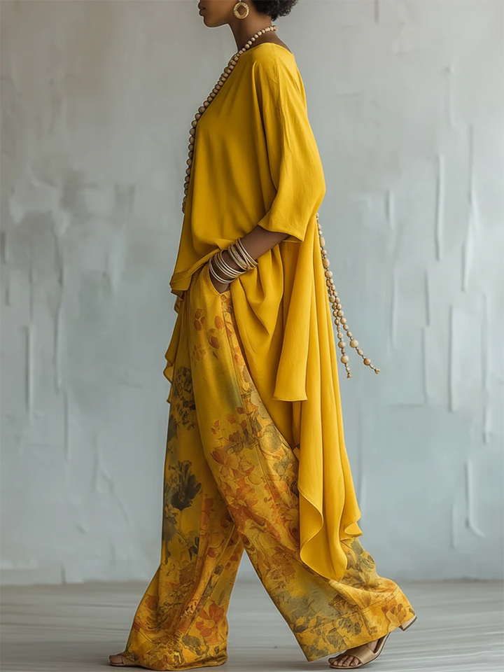 FLORELLE | ELEGANT SET WITH FLORAL PRINT