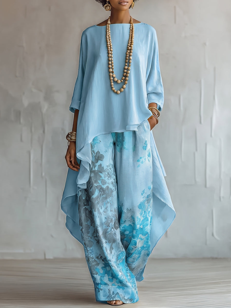 FLORELLE | ELEGANT SET WITH FLORAL PRINT