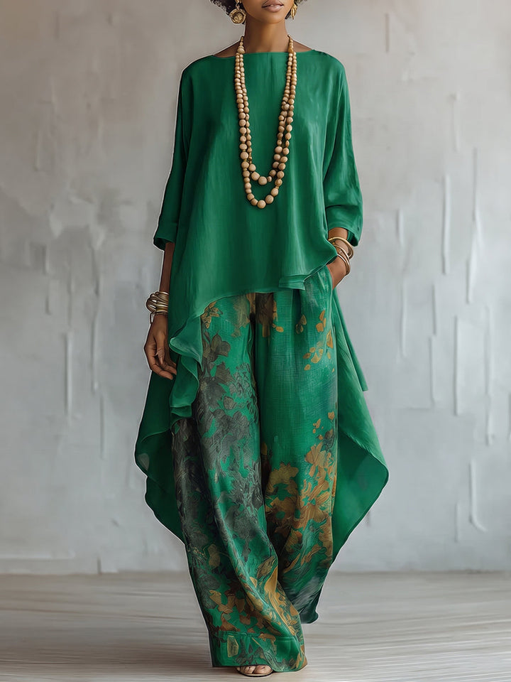 FLORELLE | ELEGANT SET WITH FLORAL PRINT